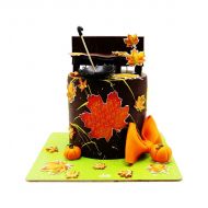 کیک نیمکت پاییزی